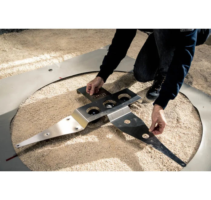 Gabarit inox pour tir de précision